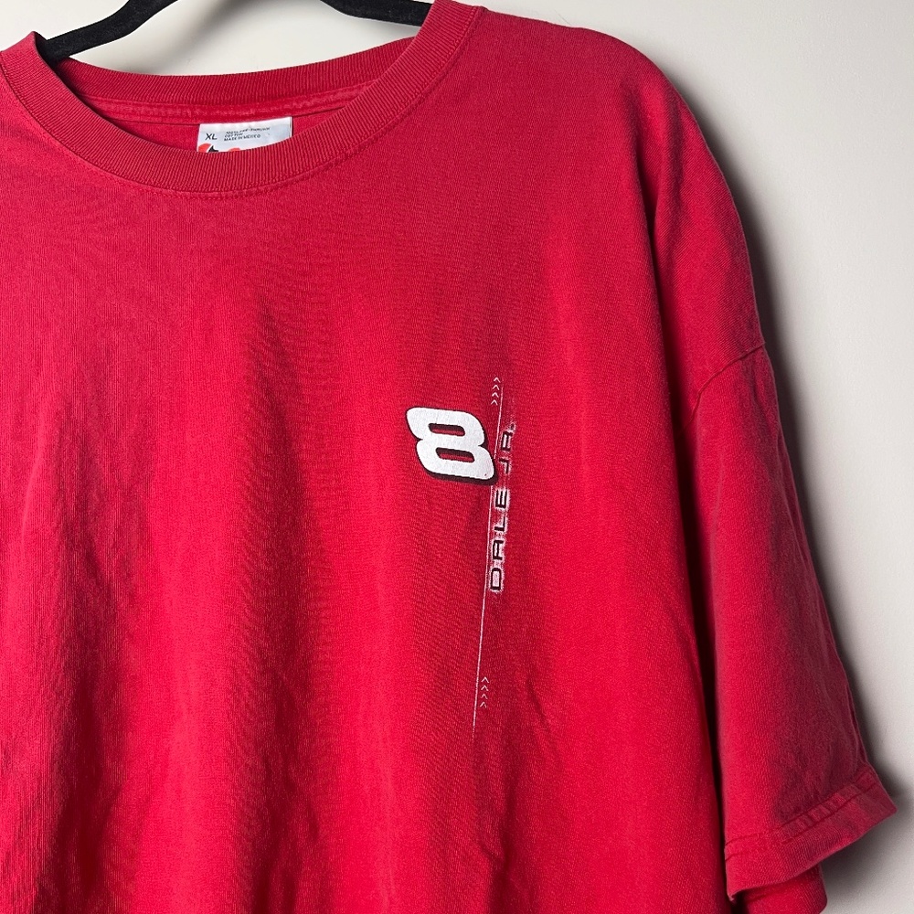 Chase Authentics Dale Earnhardt Jr Bud 8 Car Short Sleeve Short Red XL